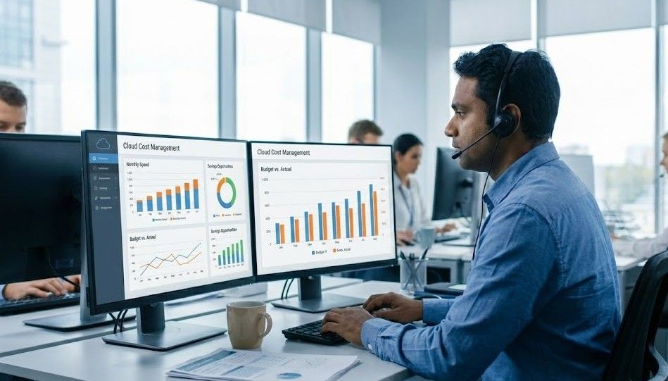 Cloud Cost Savings Graph